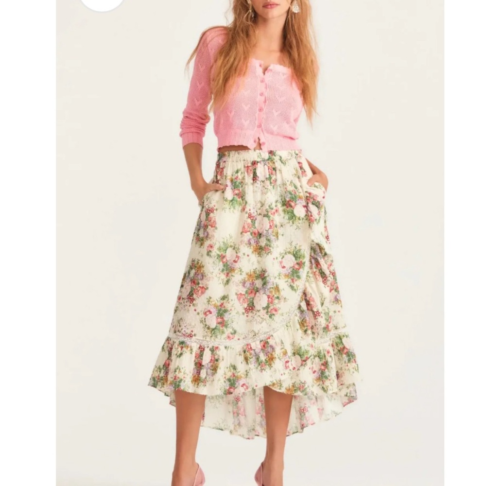 LoveShackFancy Viva Skirt